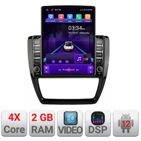 Navigatie dedicata VW Jetta 2011-2018 K-jetta-15 ecran tip TESLA 9.7" cu Android Radio Bluetooth Internet GPS WIFI 2+32 DSP Qua