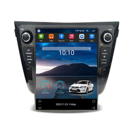 Navigatie dedicata tip Tesla Nissan X-Trail 2013-2018 radio gps internet 8Core 4G carplay android auto 2+32 kit-tesla-353+EDT-E
