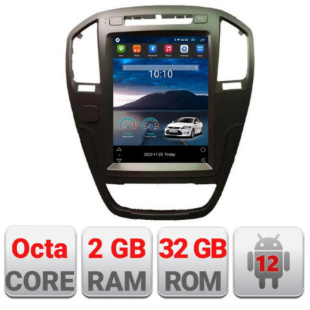 Navigatie dedicata tip Tesla Opel Insignia 2009-2013 radio gps internet 8Core 4G carplay android auto 2+32 kit-tesla-114+EDT-E3
