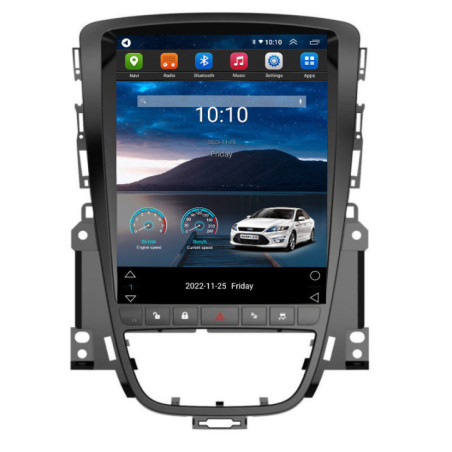Navigatie dedicata tip Tesla Opel Astra J 2009-2017 radio gps internet 8Core 4G carplay android auto 2+32 kit-tesla-072+EDT-E32