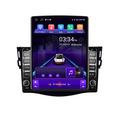 Navigatie dedicata Toyota RAV4 K-018 ecran tip TESLA 9.7" cu Android Radio Bluetooth Internet GPS WIFI 2+32 DSP Quad Core