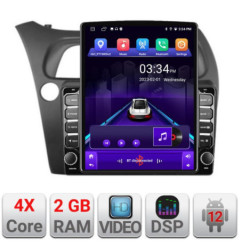 Navigatie dedicata Honda Civic Hatchback 2006-2012 K-hatchback ecran tip TESLA 9.7" cu Android Radio Bluetooth Internet GPS WIF