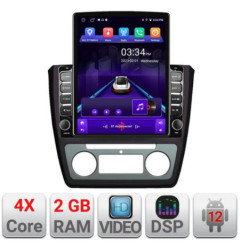 Navigatie dedicata Skoda Yeti 2009-2014 K-YETI ecran tip TESLA 9.7" cu Android Radio Bluetooth Internet GPS WIFI 2+32 DSP Quad