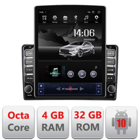 Navigatie dedicata Fiat Tipo 2020-  Android radio gps internet Lenovo Octa Core 4+64 LTE Kit-tipo2022+EDT-E709