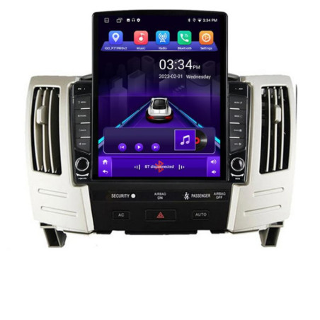 Navigatie dedicata Lexus RX300 2003-2008  Android radio gps internet quad core 2+32 ecran vertical 9.7" Kit-RX300+EDT-E708