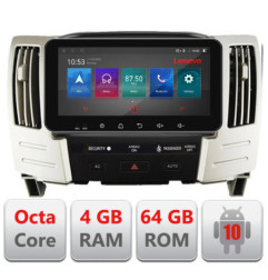 Navigatie dedicata Lexus RX300 2003-2008  Android radio gps internet Lenovo Octa Core 4+64 LTE ecran de 10.33' wide Kit-RX300+E
