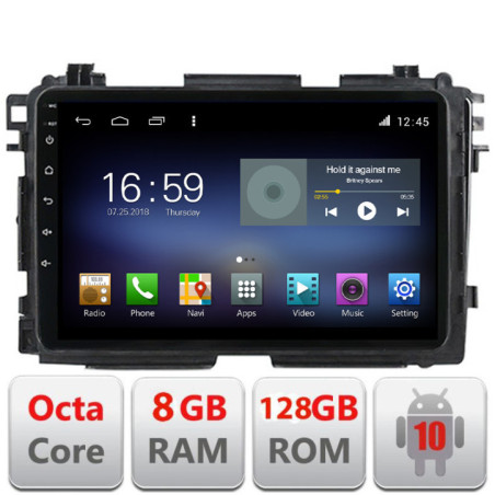 Navigatie dedicata Honda HR-V 2013-2018  Android radio gps internet Lenovo Octa Core 8+128 LTE Kit-hr-v+EDT-E609