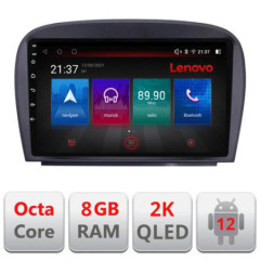 Navigatie dedicata Mercedes SL W230 2004-2011 M-W230 Octa Core Android Radio Bluetooth GPS WIFI/4G DSP LENOVO 2K 8+128GB 360 To