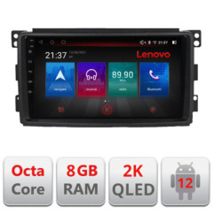 Navigatie dedicata Smart 2005-2010 M-Smart05 Octa Core Android Radio Bluetooth GPS WIFI/4G DSP LENOVO 2K 8+128GB 360 Toslink