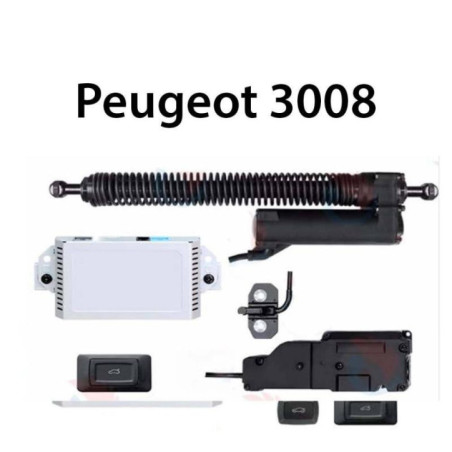 Sistem de ridicare si inchidere portbagaj din buton si cheie Peugeot 3008