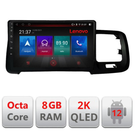 Navigatie dedicata Volvo S60 2008-2014 M-s60-08 Octa Core Android Radio Bluetooth GPS WIFI/4G DSP LENOVO 2K 8+128GB 360 Toslink