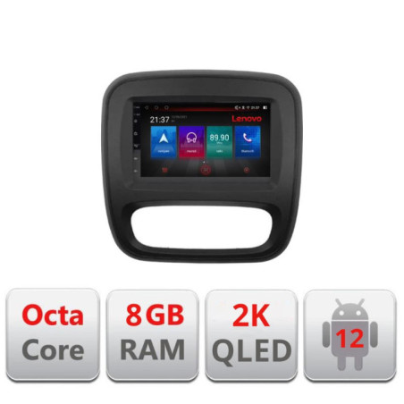 Navigatie dedicata Renault Trafic 2014-2017 M-rt09 Octa Core Android Radio Bluetooth GPS WIFI/4G DSP LENOVO 2K 8+128GB 360 Tosl