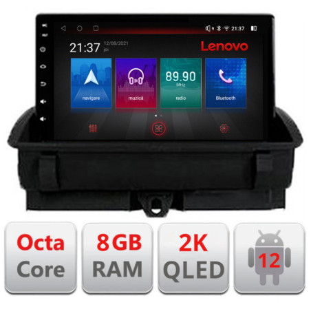 Navigatie dedicata Audi Q3 2011-2018  Octa Core Android Radio Bluetooth GPS WIFI/4G DSP LENOVO 2K 8+128GB 360 Toslink