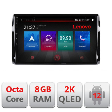 Navigatie dedicata Skoda Kodiaq M-KODIAQ Octa Core Android Radio Bluetooth GPS WIFI/4G DSP LENOVO 2K 8+128GB 360 Toslink