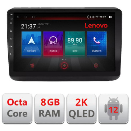 Navigatie dedicata Jeep Grand Cherokee 2014-2019 M-JGG Octa Core Android Radio Bluetooth GPS WIFI/4G DSP LENOVO 2K 8+128GB 360