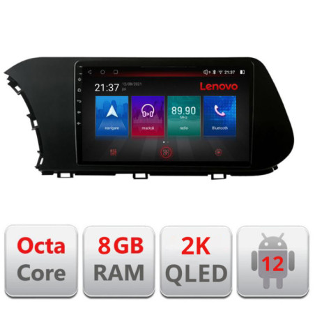 Navigatie dedicata Hyundai I20 2020- M-i20 Octa Core Android Radio Bluetooth GPS WIFI/4G DSP LENOVO 2K 8+128GB 360 Toslink