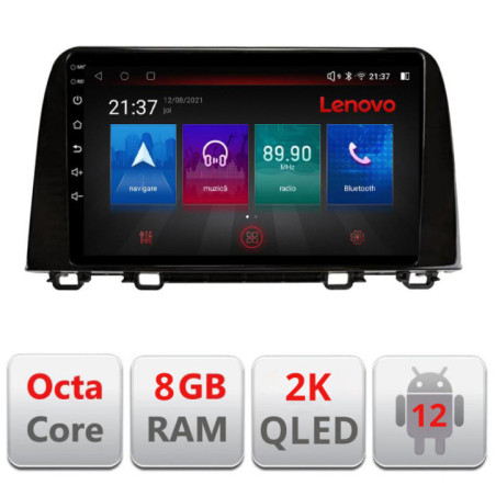 Navigatie dedicata Honda CRV 2016-2022 M-CRV19 Octa Core Android Radio Bluetooth GPS WIFI/4G DSP LENOVO 2K 8+128GB 360 Toslink