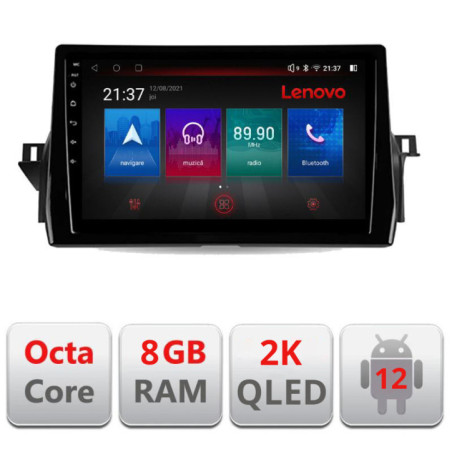 Navigatie dedicata Toyota Camry 2021- M-camry2021 Octa Core Android Radio Bluetooth GPS WIFI/4G DSP LENOVO 2K 8+128GB 360 Tosli