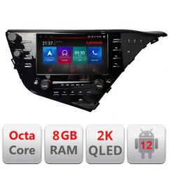 Navigatie dedicata Toyota Camry 2017-2021 V2 Octa Core Android Radio Bluetooth GPS WIFI/4G DSP LENOVO 2K 8+128GB 360 Toslink