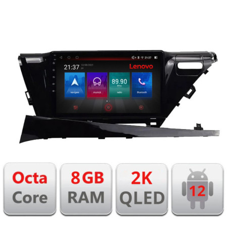 Navigatie dedicata Toyota Camry 2017-2021 V1 Octa Core Android Radio Bluetooth GPS WIFI/4G DSP LENOVO 2K 8+128GB 360 Toslink