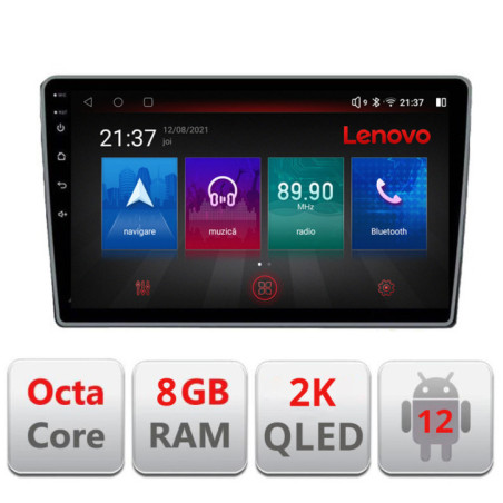 Navigatie dedicata Citroen C3 intre anii 2018-  Octa Core Android Radio Bluetooth GPS WIFI/4G DSP LENOVO 2K 8+128GB 360 Toslink