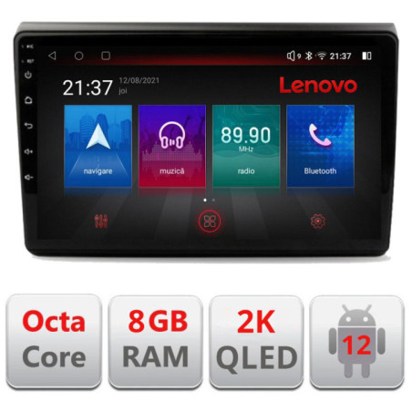 Navigatie dedicata Fiat BRAVO 2007-2014 M-BRAVO Octa Core Android Radio Bluetooth GPS WIFI/4G DSP LENOVO 2K 8+128GB 360 Toslink