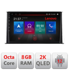 Navigatie dedicata Toyota Auris dupa 2017 M-Auris Octa Core Android Radio Bluetooth GPS WIFI/4G DSP LENOVO 2K 8+128GB 360 Tosli