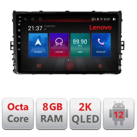 Navigatie dedicata VW 2DIN 2018- M-933 Octa Core Android Radio Bluetooth GPS WIFI/4G DSP LENOVO 2K 8+128GB 360 Toslink