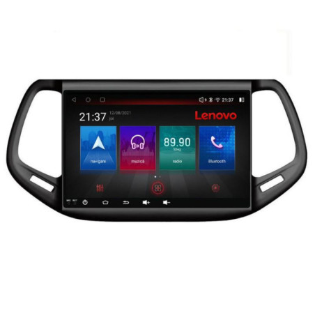 Navigatie dedicata Jeep Compass 2017 M-732 Octa Core Android Radio Bluetooth GPS WIFI/4G DSP LENOVO 2K 8+128GB 360 Toslink