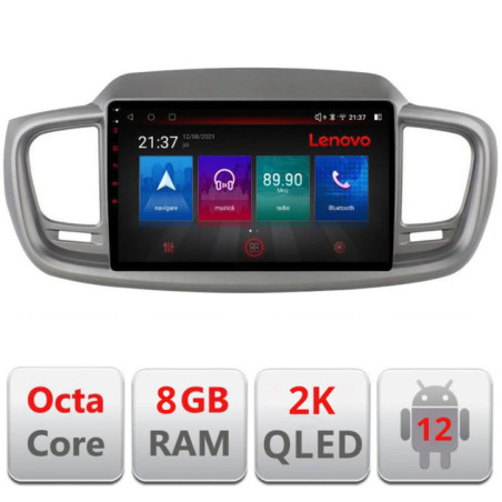Navigatie dedicata Kia Sorento 2015- M-6528 Octa Core Android Radio Bluetooth GPS WIFI/4G DSP LENOVO 2K 8+128GB 360 Toslink