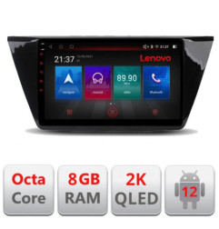 Navigatie dedicata Volkswagen Tiguan 2016- M-5883 Octa Core Android Radio Bluetooth GPS WIFI/4G DSP LENOVO 2K 8+128GB 360 Tosli