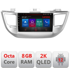 Navigatie dedicata Hyundai Tucson M-546 Octa Core Android Radio Bluetooth GPS WIFI/4G DSP LENOVO 2K 8+128GB 360 Toslink