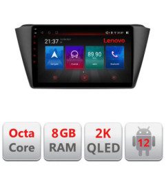 Navigatie dedicata Skoda Fabia 2015- M-541  Octa Core Android Radio Bluetooth GPS WIFI/4G DSP LENOVO 2K 8+128GB 360 Toslink