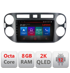 Navigatie dedicata VW TIGUAN-  Octa Core Android Radio Bluetooth GPS WIFI/4G DSP LENOVO 2K 8+128GB 360 Toslink