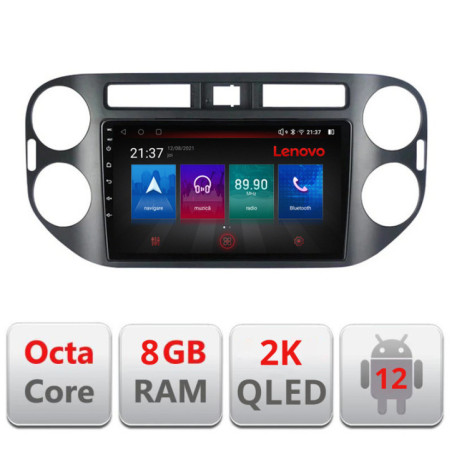 Navigatie dedicata VW TIGUAN-  Octa Core Android Radio Bluetooth GPS WIFI/4G DSP LENOVO 2K 8+128GB 360 Toslink