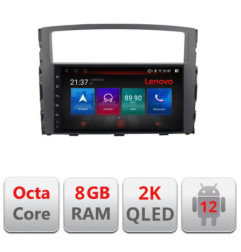 Navigatie dedicata Mitsubishi Pajero M-452 Octa Core Android Radio Bluetooth GPS WIFI/4G DSP LENOVO 2K 8+128GB 360 Toslink