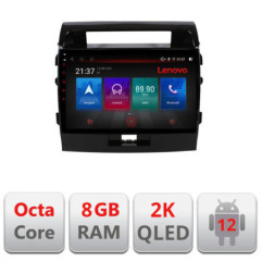 Navigatie dedicata Toyota Land Cruiser L200 M-381 Octa Core Android Radio Bluetooth GPS WIFI/4G DSP LENOVO 2K 8+128GB 360 Tosli