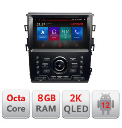 Navigatie dedicata Mondeo MK5 SYNC2 si SYNC 3 2015-2022 Octa Core Android Radio Bluetooth GPS WIFI/4G DSP LENOVO 2K 8+128GB 360