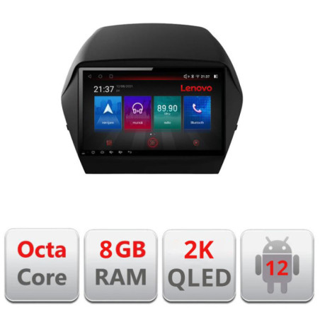 Navigatie dedicata Hyundai IX35 M-361 Octa Core Android Radio Bluetooth GPS WIFI/4G DSP LENOVO 2K 8+128GB 360 Toslink
