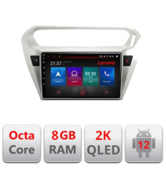Navigatie dedicata Peugeot 301 Citroen C-Elisee M-301 Octa Core Android Radio Bluetooth GPS WIFI/4G DSP LENOVO 2K 8+128GB 360 T
