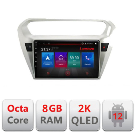 Navigatie dedicata Peugeot 301 Citroen C-Elisee M-301 Octa Core Android Radio Bluetooth GPS WIFI/4G DSP LENOVO 2K 8+128GB 360 T