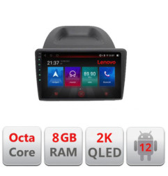 Navigatie dedicata Ford Fiesta M-256 Octa Core Android Radio Bluetooth GPS WIFI/4G DSP LENOVO 2K 8+128GB 360 Toslink