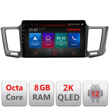 Navigatie dedicata Toyota RAV4 2013-2018 M-247 Octa Core Android Radio Bluetooth GPS WIFI/4G DSP LENOVO 2K 8+128GB 360 Toslink