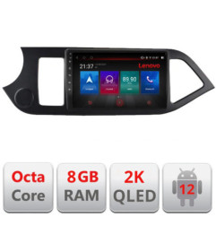 Navigatie dedicata Kia Picanto 2011-2015  M-217 Octa Core Android Radio Bluetooth GPS WIFI/4G DSP LENOVO 2K 8+128GB 360 Toslink