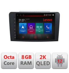 Navigatie dedicata Mercedes ML GL M-213 Octa Core Android Radio Bluetooth GPS WIFI/4G DSP LENOVO 2K 8+128GB 360 Toslink