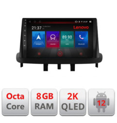 Navigatie dedicata Renault Megane 3 M-145 Octa Core Android Radio Bluetooth GPS WIFI/4G DSP LENOVO 2K 8+128GB 360 Toslink