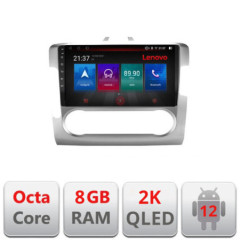 Navigatie dedicata Ford Focus 2 Automat M-140-automatic Octa Core Android Radio Bluetooth GPS WIFI/4G DSP LENOVO 2K 8+128GB 360