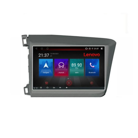 Navigatie dedicata Honda Civic 2012-2015 M-132 Octa Core Android Radio Bluetooth GPS WIFI/4G DSP LENOVO 2K 8+128GB 360 Toslink