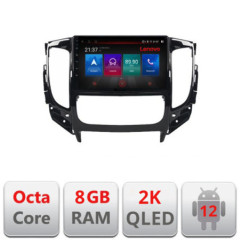 Navigatie dedicata Mitsubishi L200 2014-2020 M-1094 Octa Core Android Radio Bluetooth GPS WIFI/4G DSP LENOVO 2K 8+128GB 360 Tos