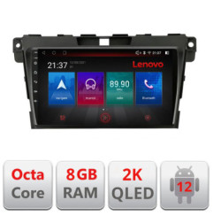 Navigatie dedicata Mazda CX-7 2009 M-097 Octa Core Android Radio Bluetooth GPS WIFI/4G DSP LENOVO 2K 8+128GB 360 Toslink
